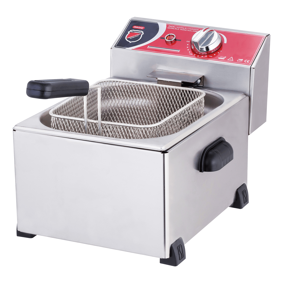 Silverinox ELEKTRİKLİ FRİTÖZ 5 lt.