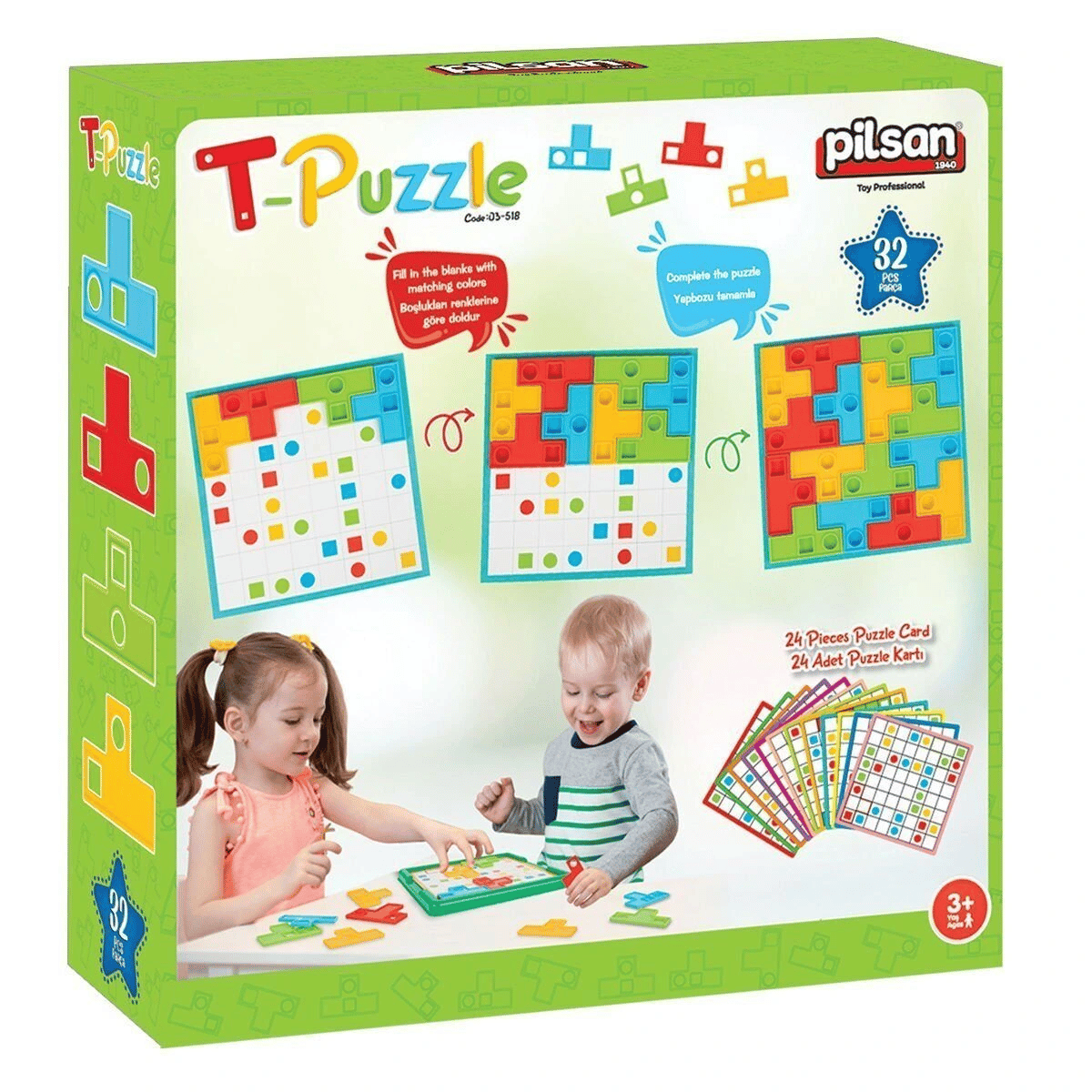 03 518 T PUZZLE 32 PARÇA