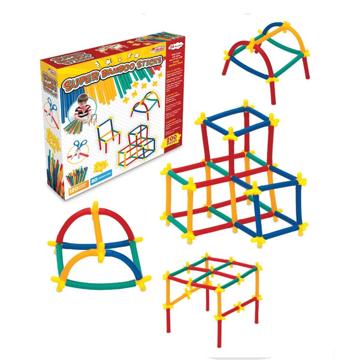 03461 , Süper Bambu Çubukları 200 Parça