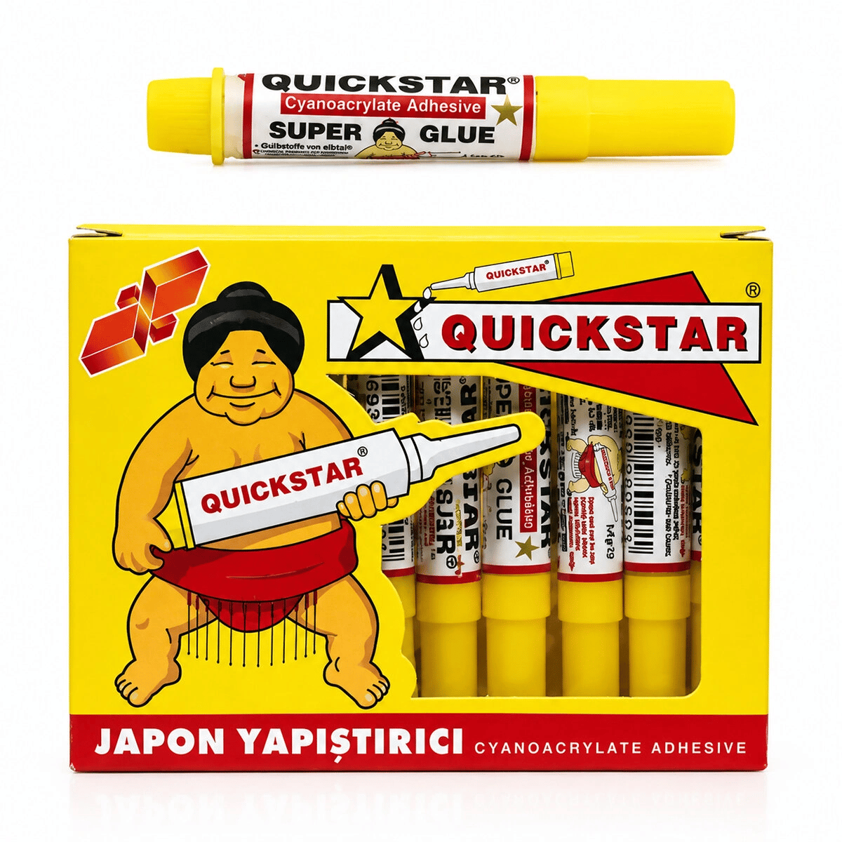 1.4 Gram Japon Yapıştırıcı - 1 Adet - İnce Uçlu Başlık - Hızlı Kuruma Özellikli