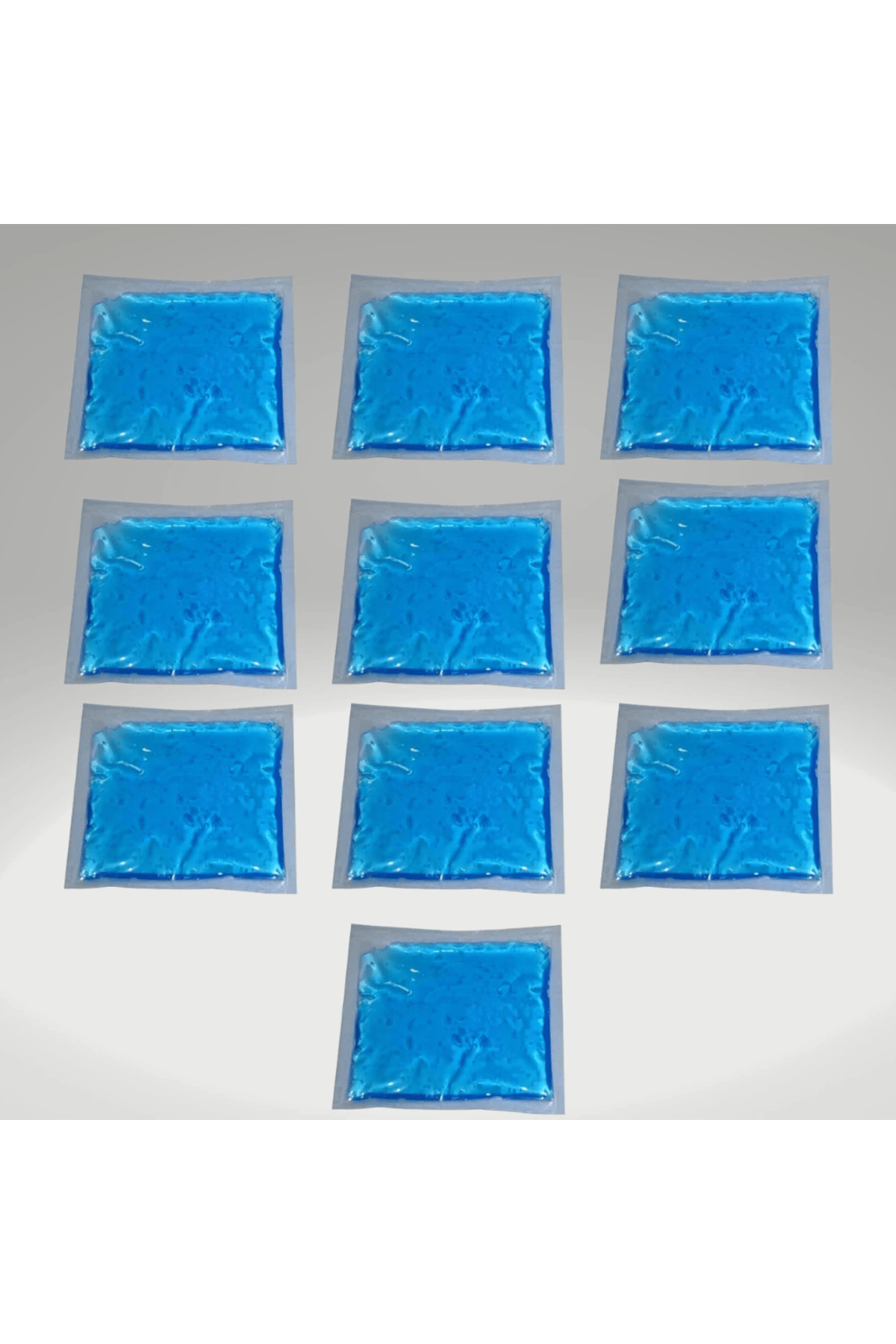 10 Adet Soğuk Sıcak Jel Kompres Termojel 13x13 Cm