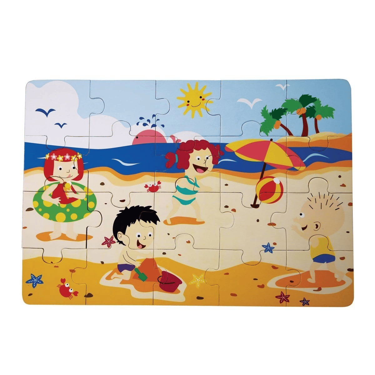 1282-CS , Ahşap Yer Puzzle