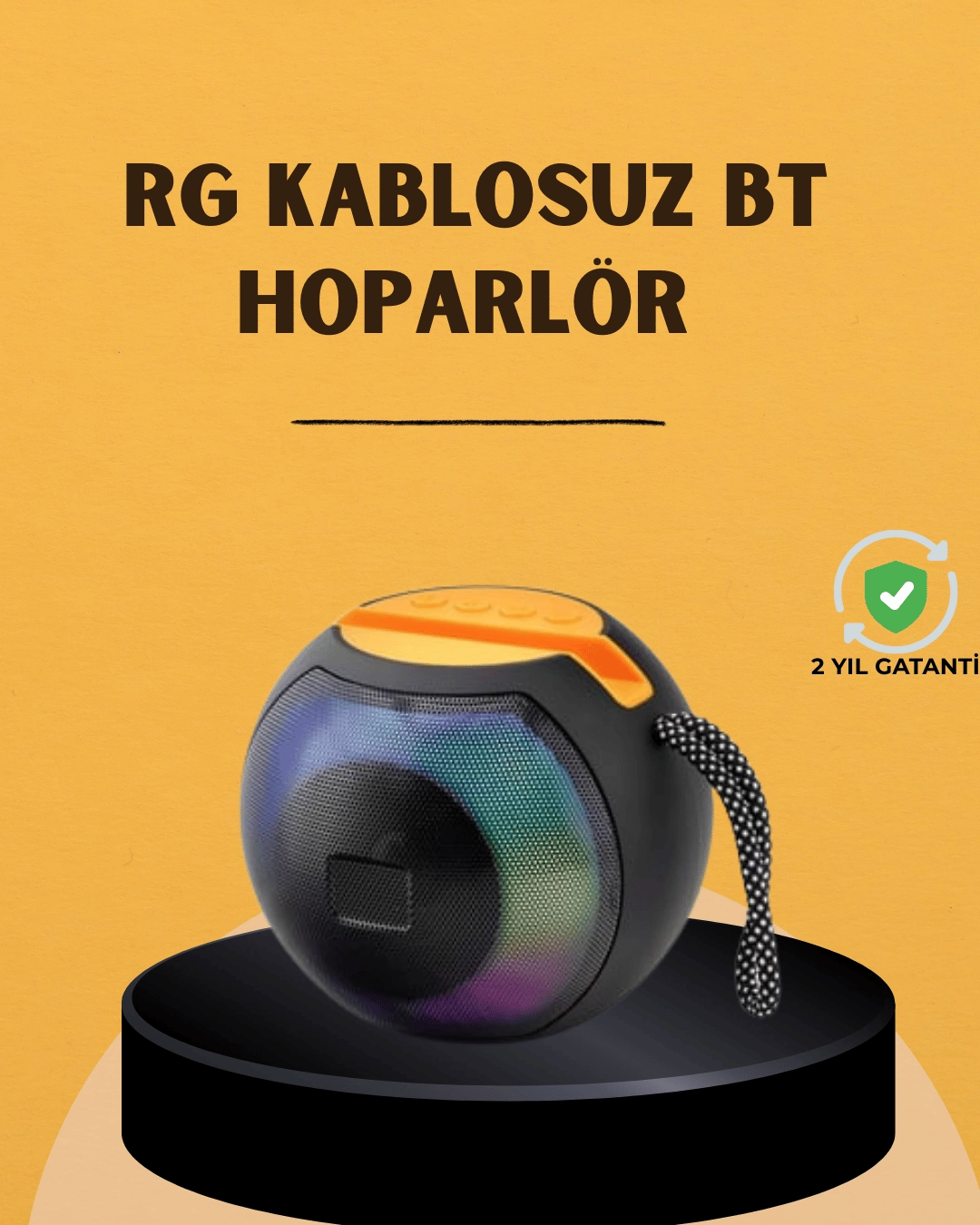 360° Stereo Surround Sesli Taşınabilir Hoparlör