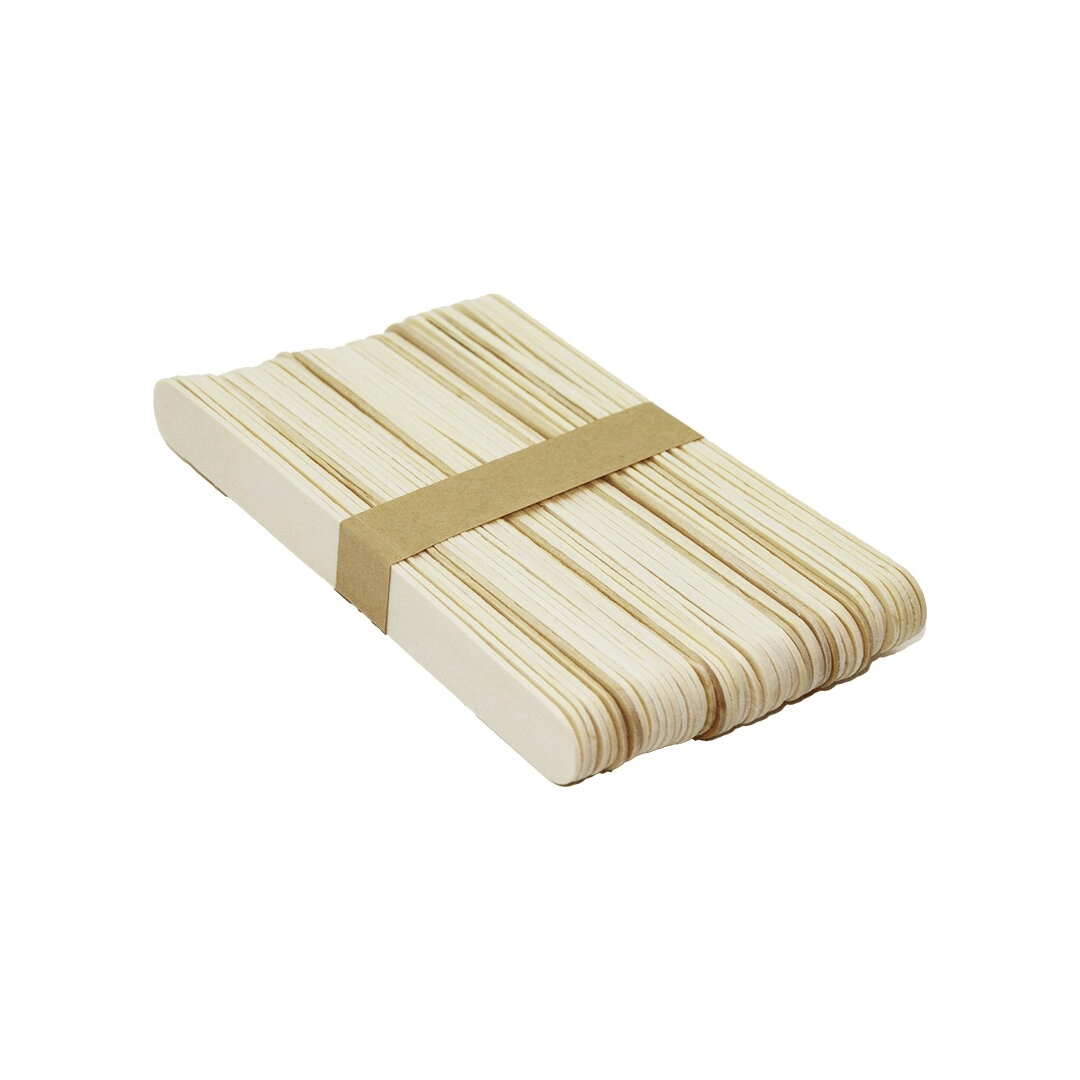 50 Pcs   Naturel  Ahşap Elişi Çubuk Bx40