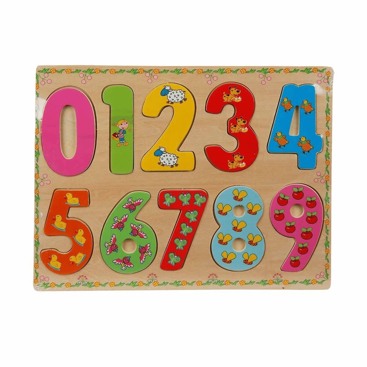 5215 -Wooden Puzzle Numbers 10 Parça