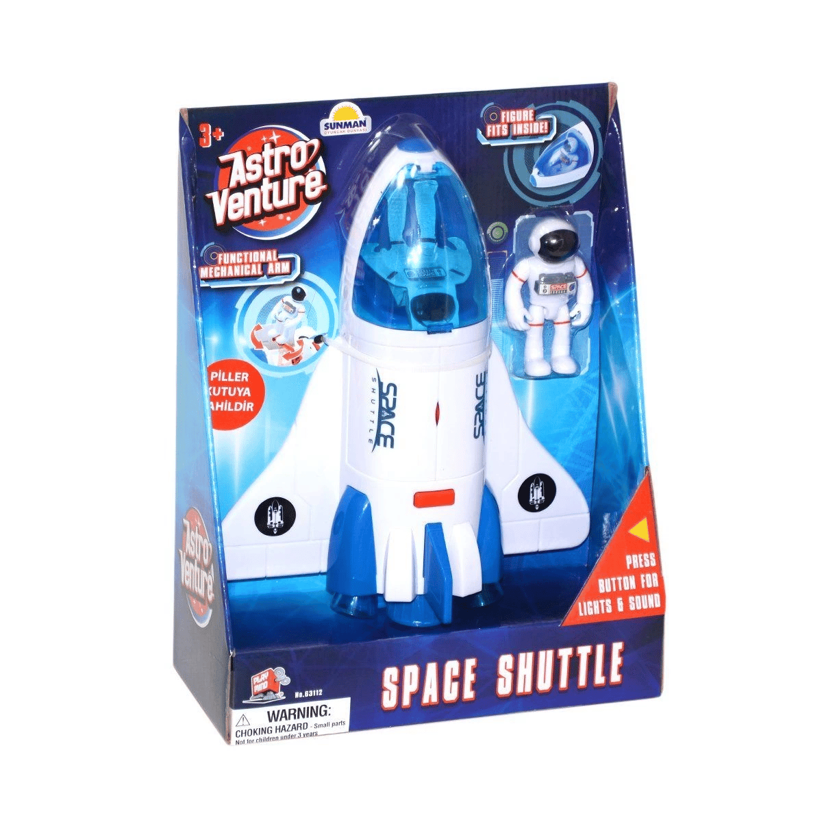 63112 , Astro Venture Sesli Ve Işıklı Uzay Mekiği