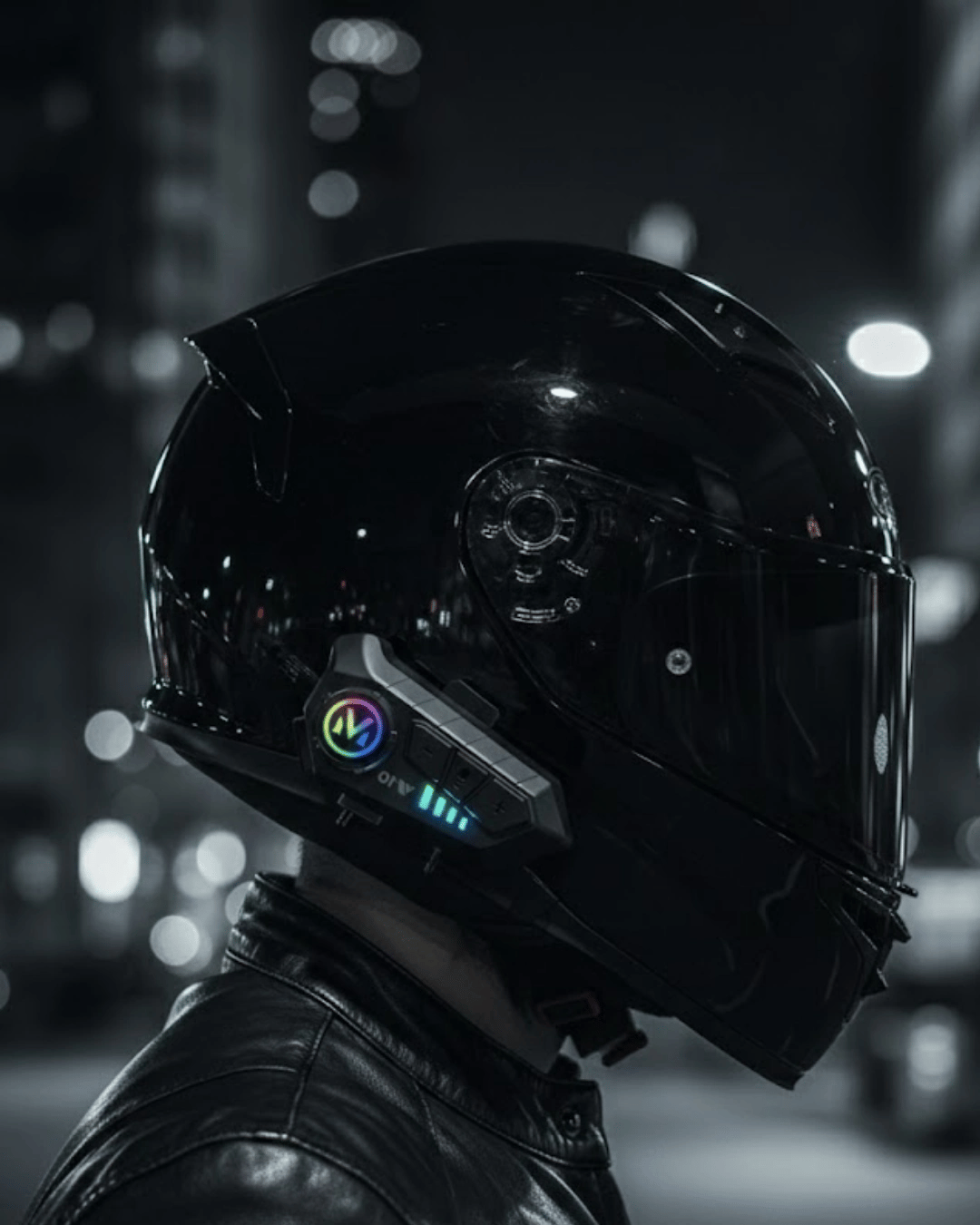 Bluetooth 5.3 Kask İçi Intercom Kulaklık 1000 m Mesafe 1000 mAh