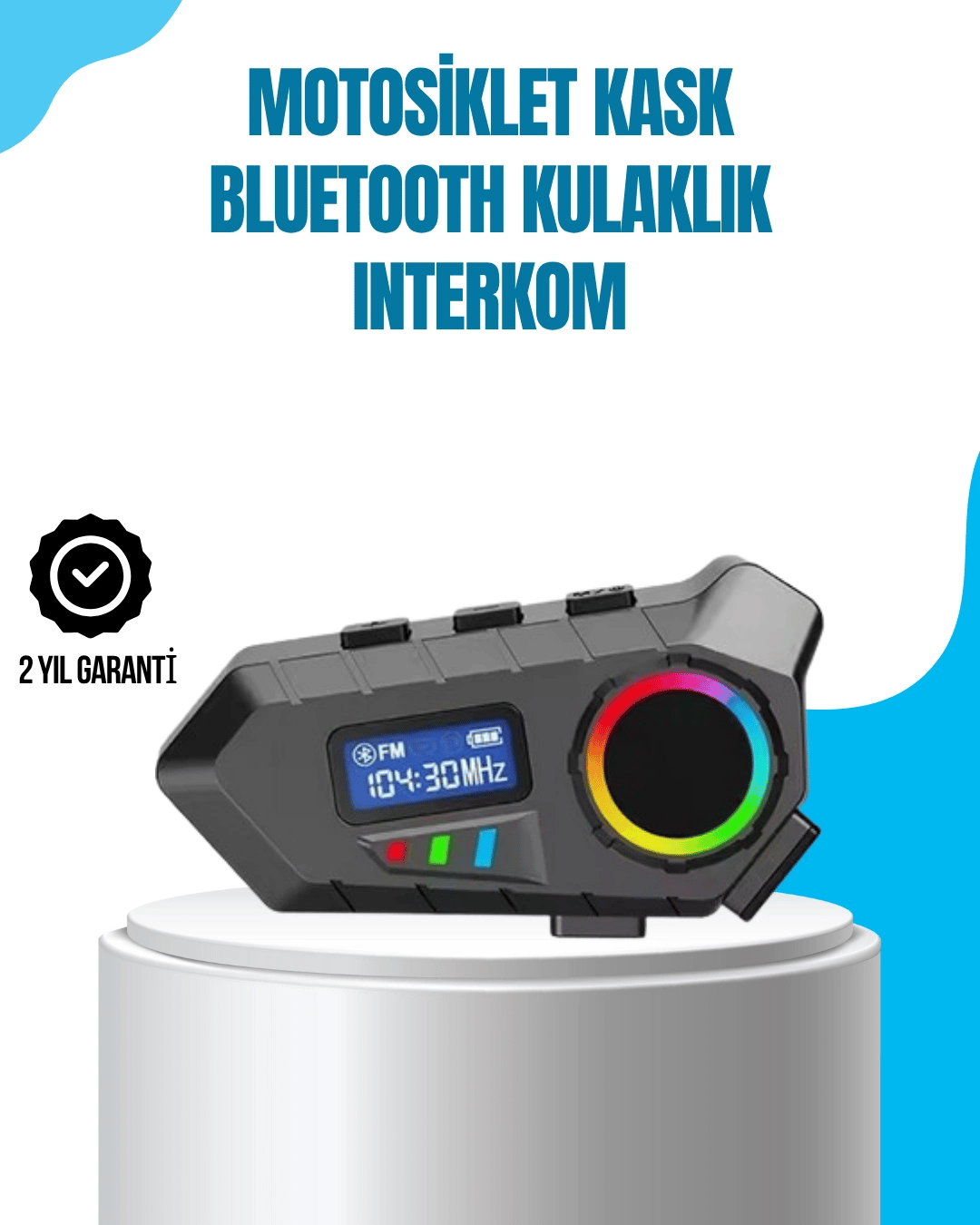 Bluetooth 5.4 Kablosuz Hoparlör IP65 Su Geçirmez ve 40 Saat Uzun Pil Ömürlü