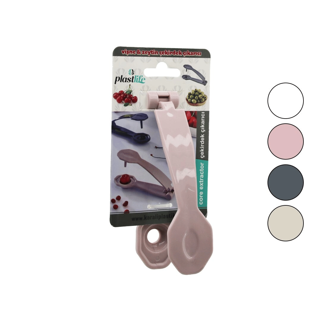 Çekirdek Çıkarıcı Vişne - Zeytin Vb. Renkli Plastik Bx40