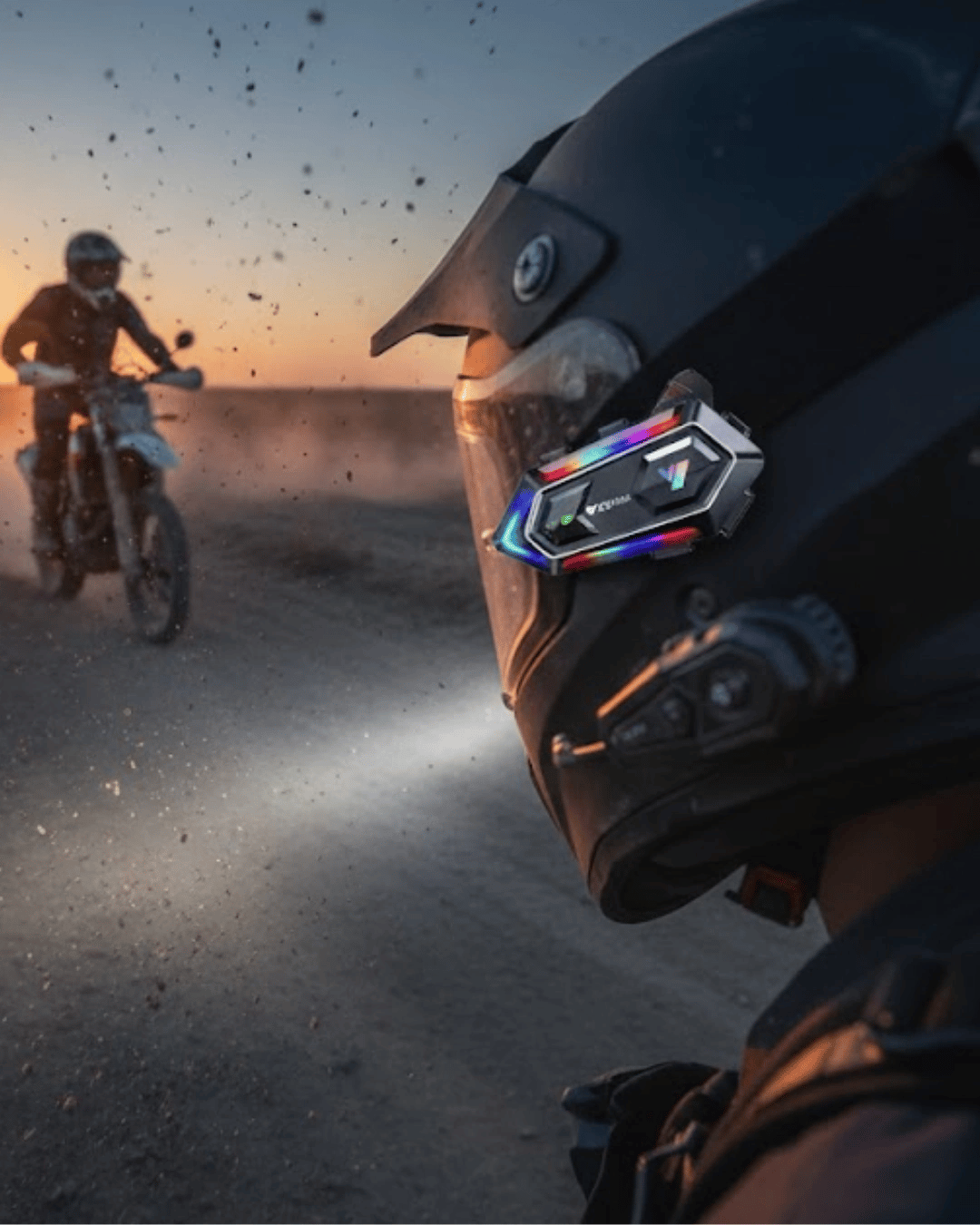 Çift Gürültü Azaltmalı Motosiklet Kask Telsiz Kulaklık