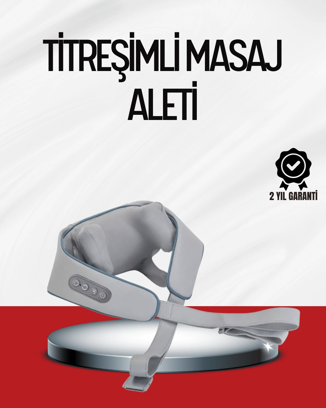 Çok Fonksiyonlu Kablosuz Masaj Aleti | 2 Modlu Isıtmalı