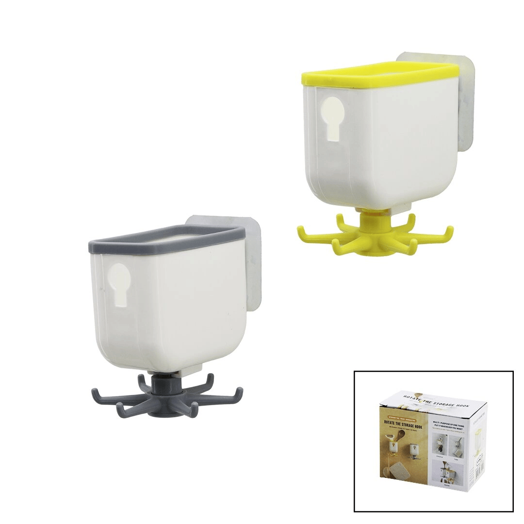 Çok Fonksiyonlu Yapışkan Askı 360 Derece Döner  2.5 - 7.5cm Bx40