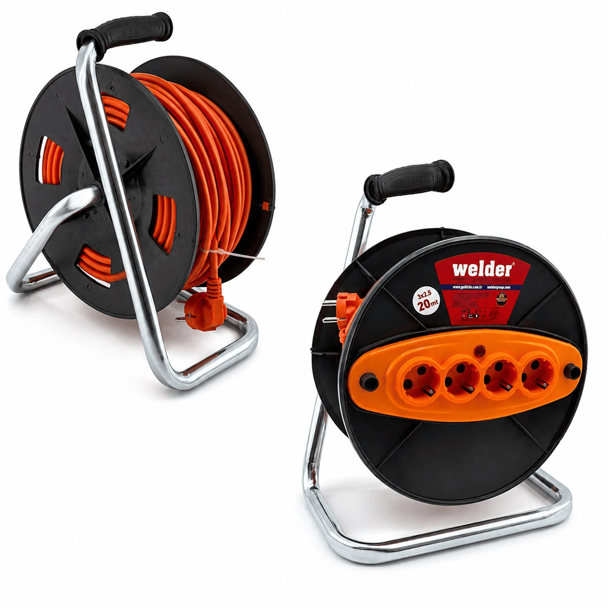 Ct Welder 3x2.5mm 20mt Makaralı Uzatma Kablo Bx40