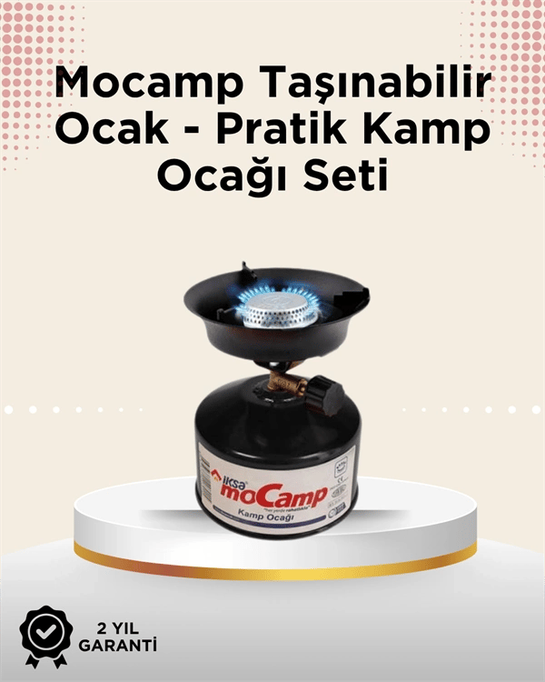 Dayanıklı, Paslanmaz ve Yüksek Isı Dayanımlı Kamp Ocağı – Uzun Süreli Kullanım İçin