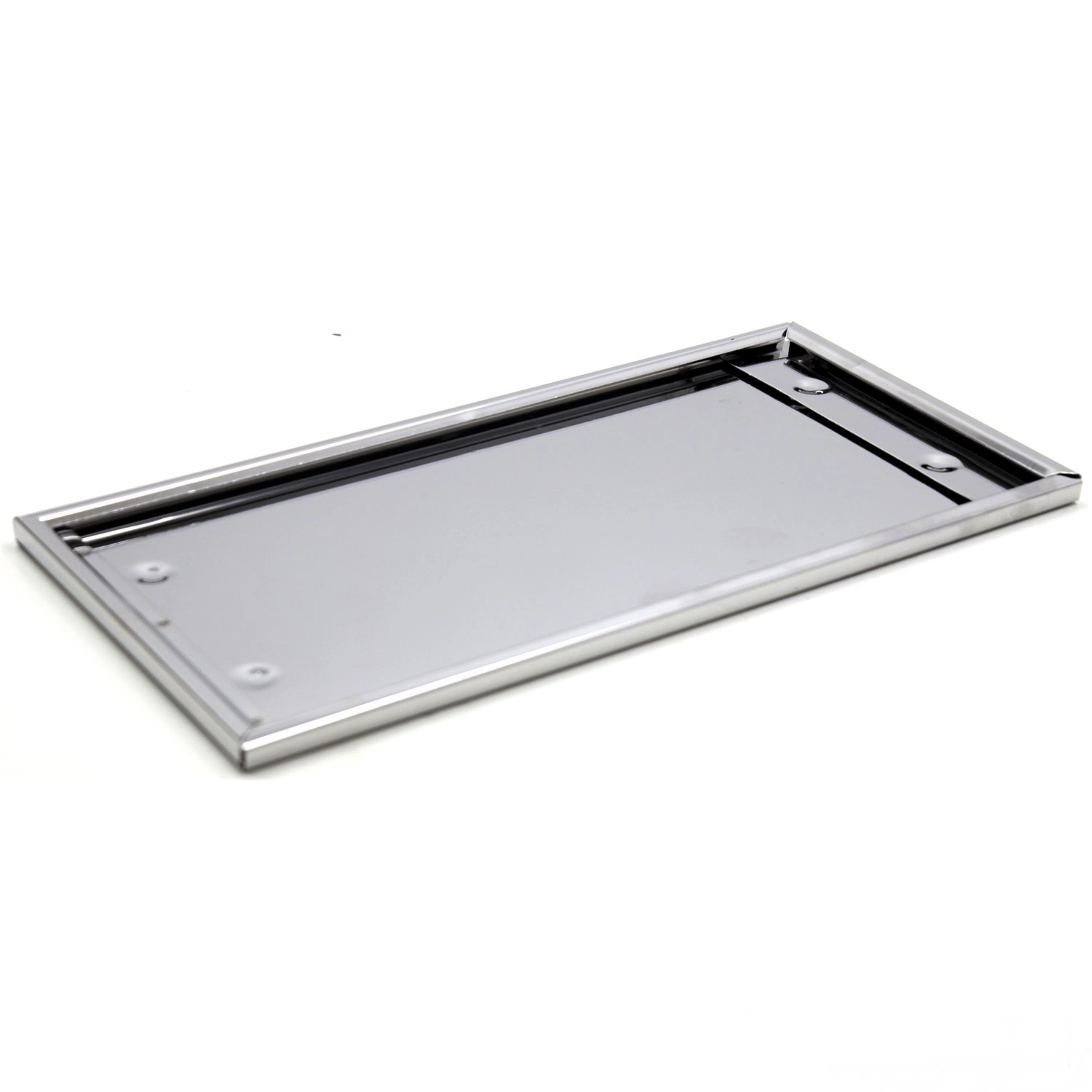 Dikdörtgen Krom Plakalık Araba Plaka Altlığı 30x16cm