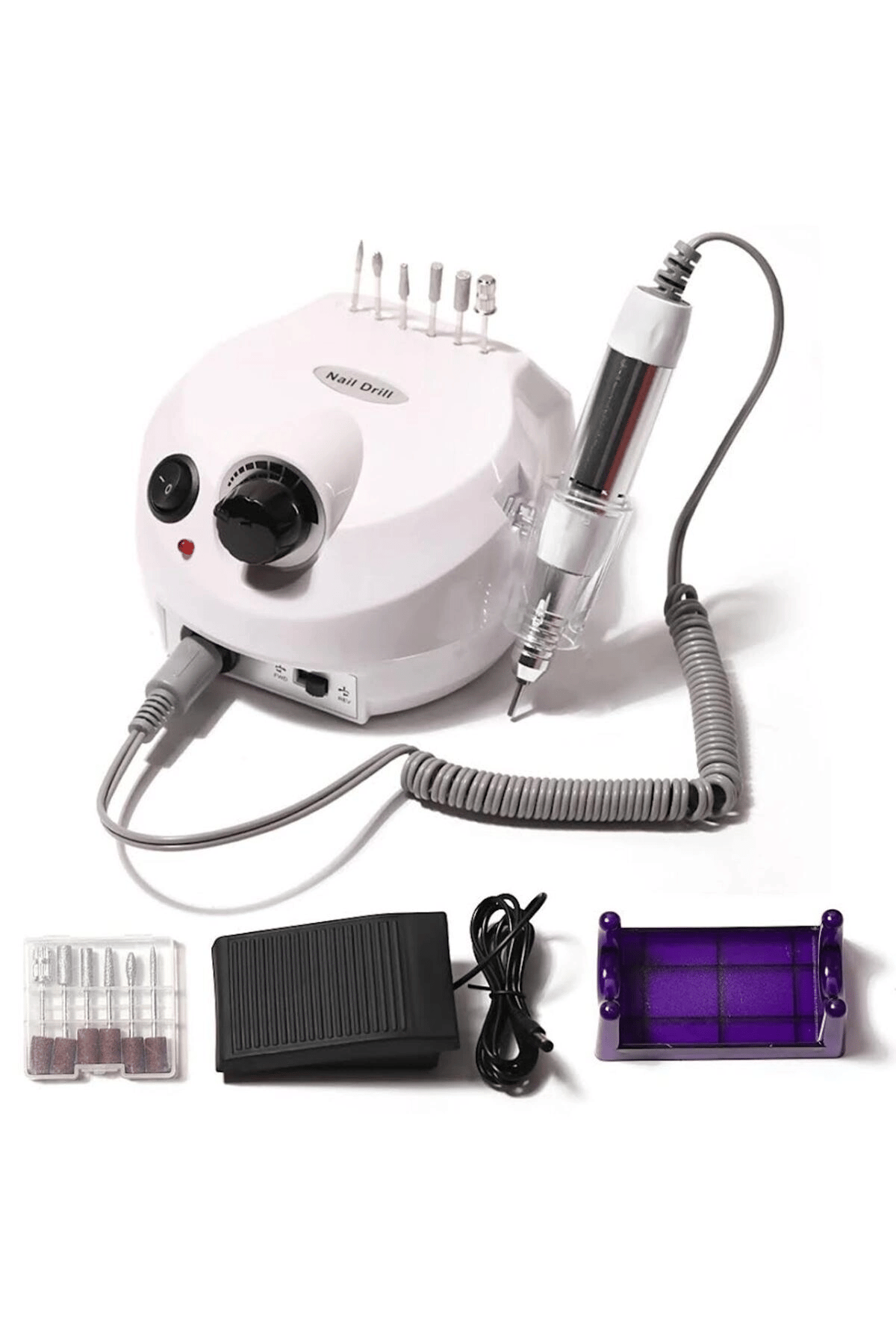 Elektrikli Profesyonel Freze Tırnak Törpü Manikür Pedikür Makinesi Nail 85W 35000 RPM