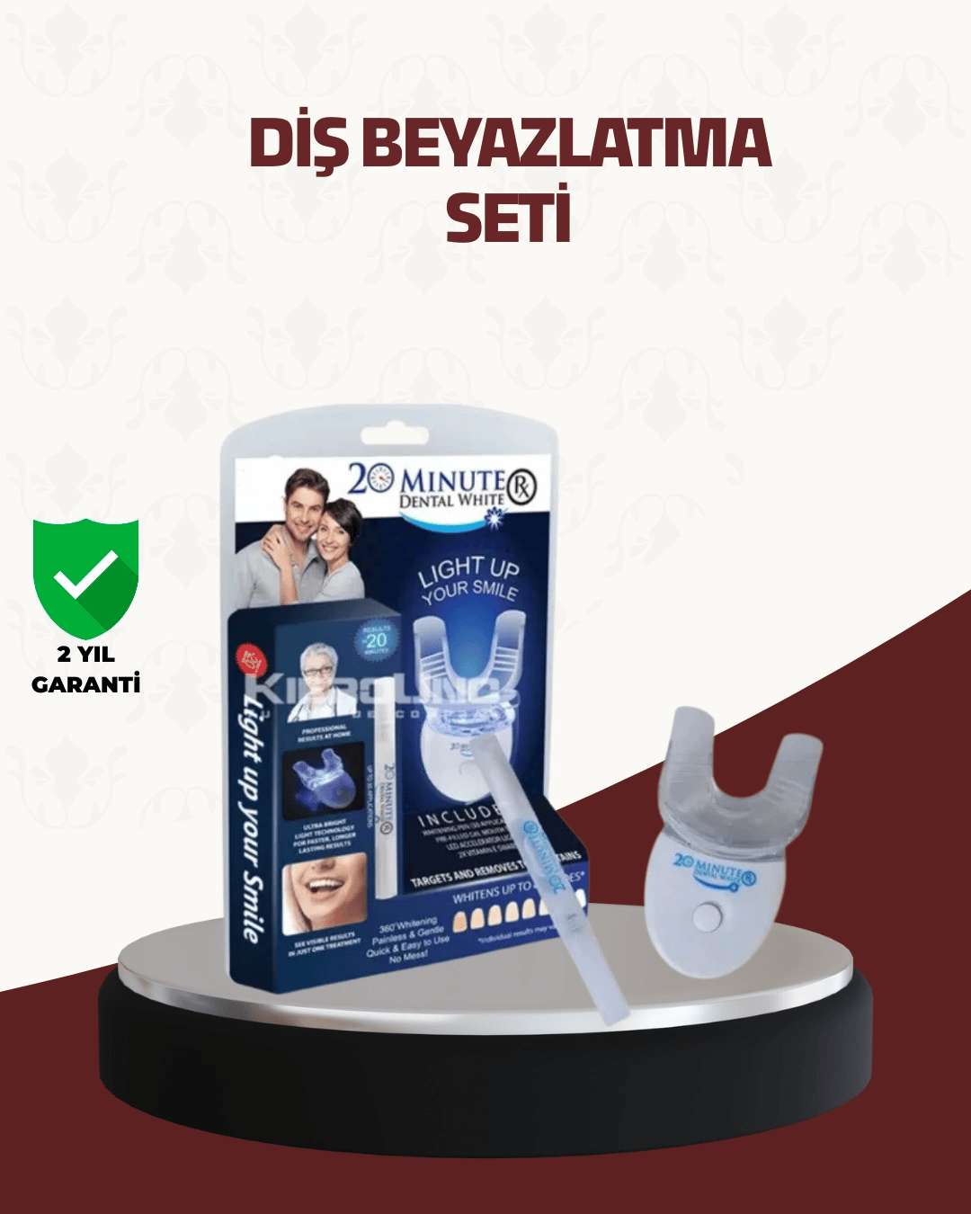 Evde Kullanıma Uygun LED Teknolojili Diş Beyazlatma Kiti