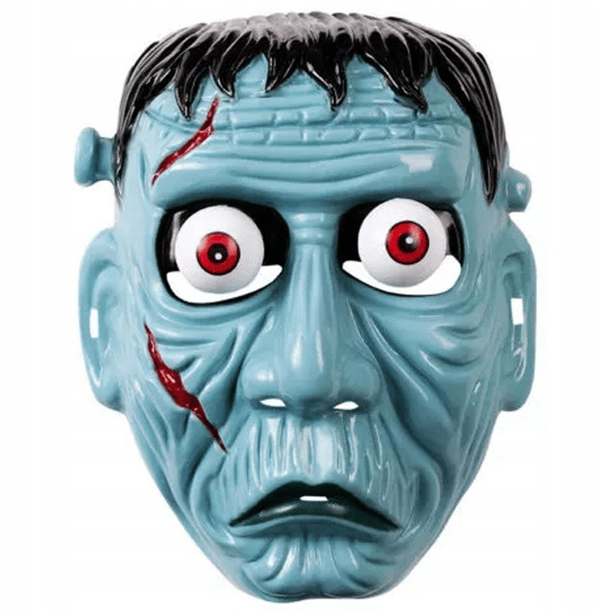 Frankenstein Temalı Sallanan Oynar Gözlü Maske Bx40