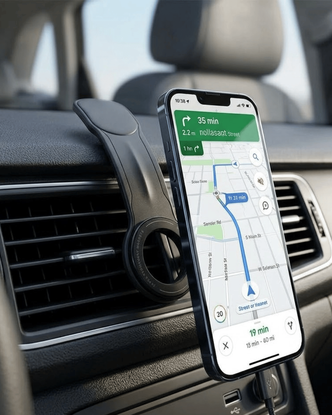 Güçlü Mıknatıslı Araç Telefon Tutucu 360° Döner Dashboard Standı
