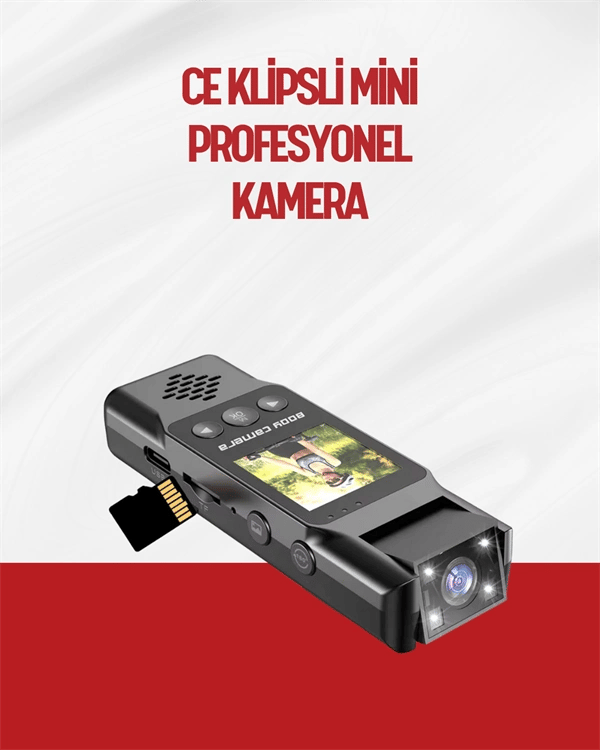 Hareket Algılayıcılı Taşınabilir Mini Kamera – 3MP Fotoğraf, Düşük Güç Tüketimi