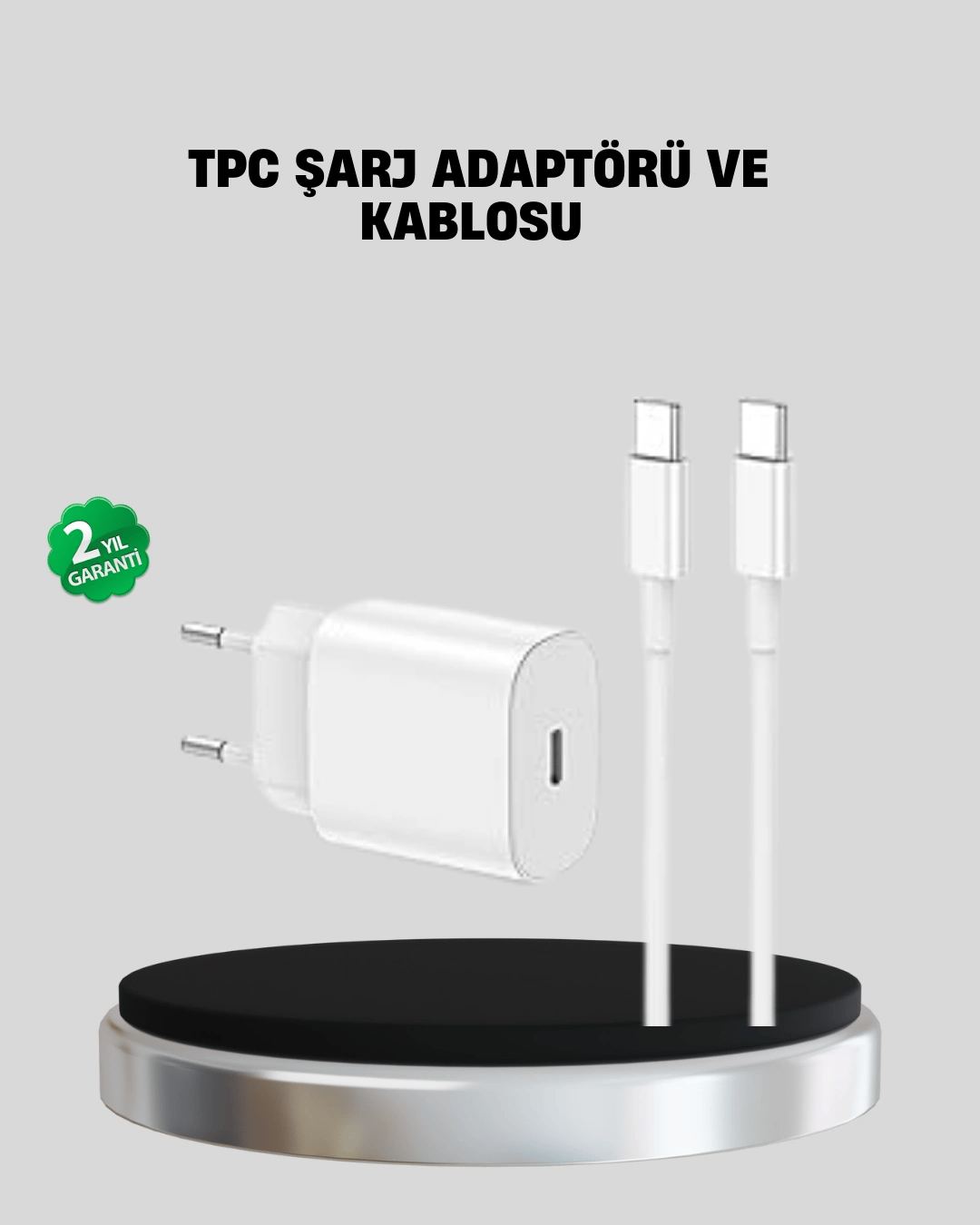 iOS Uyumlu 20W USB-C Hızlı Şarj Cihazı Telefon ve Tablet İçin