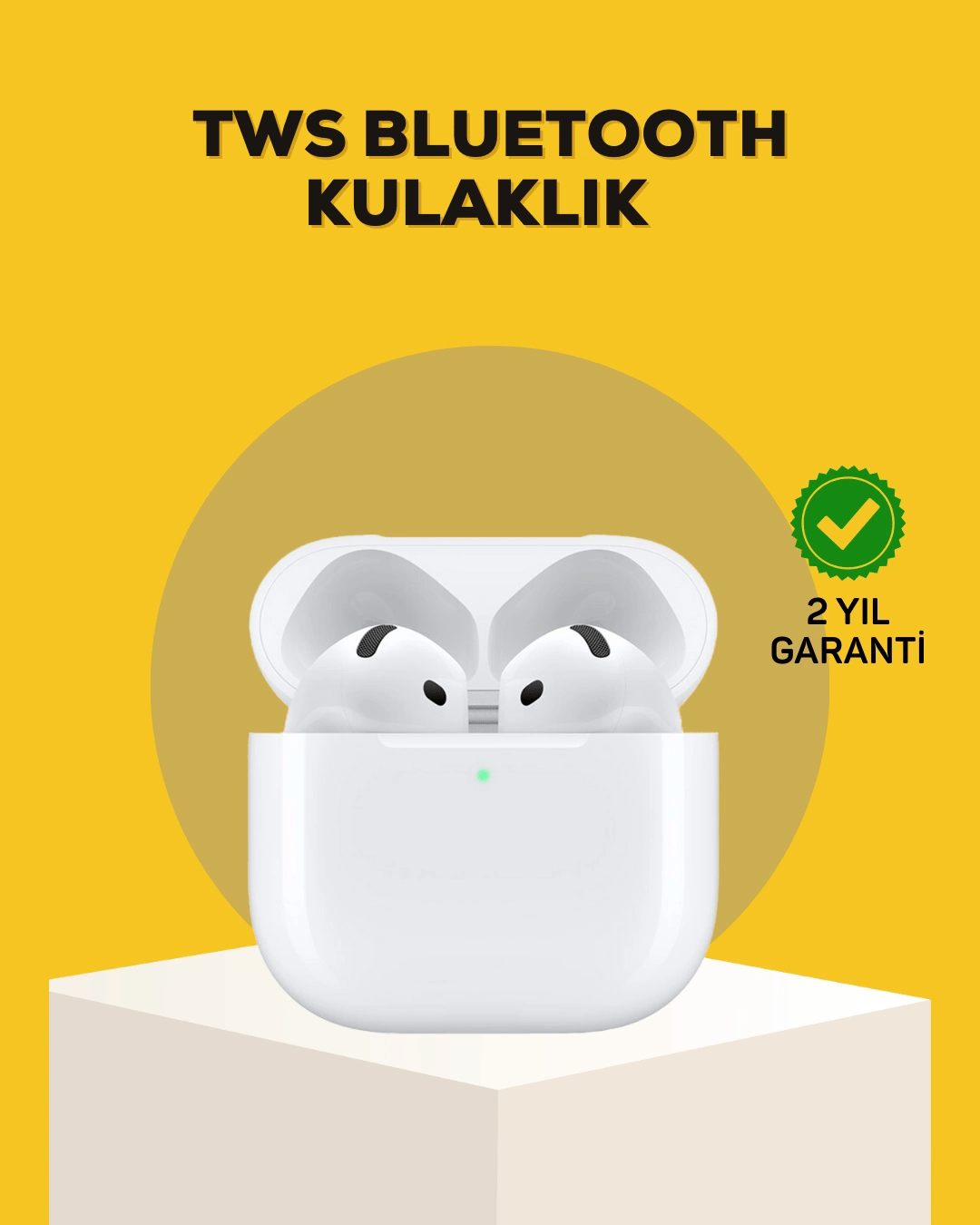 iPhone Modelleriyle Uyumlu Bluetooth Kulaklık Gürültü Önleme Özellikli