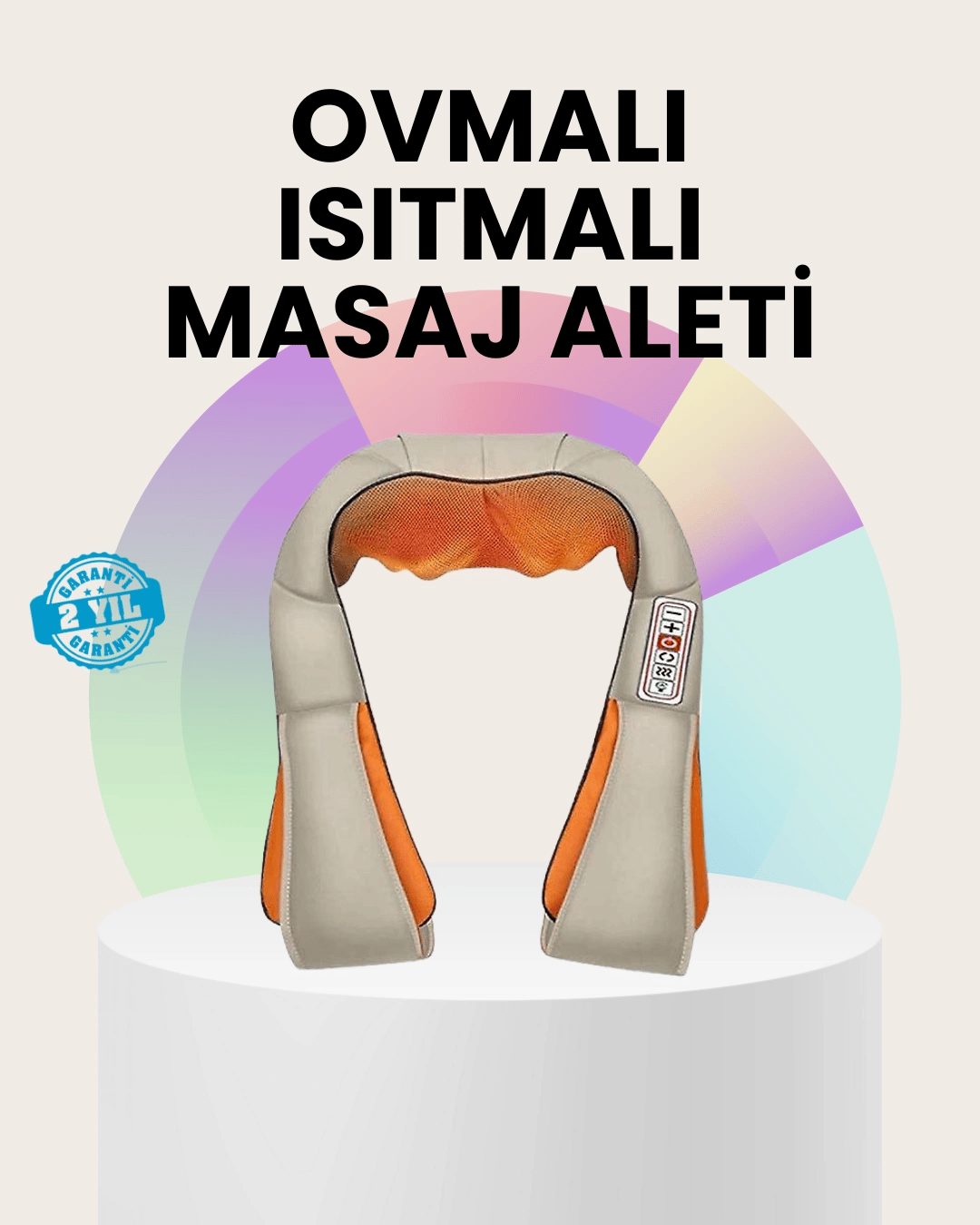 Isıtmalı Ovmalı Masaj Aleti Kas Gevşetici ve Kan Dolaşımı Düzenleyici