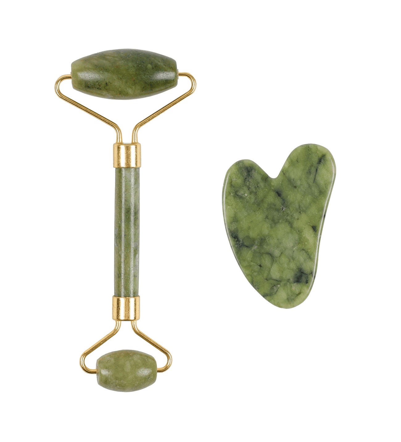 Jade Roller Gua Sha Taşı Seti