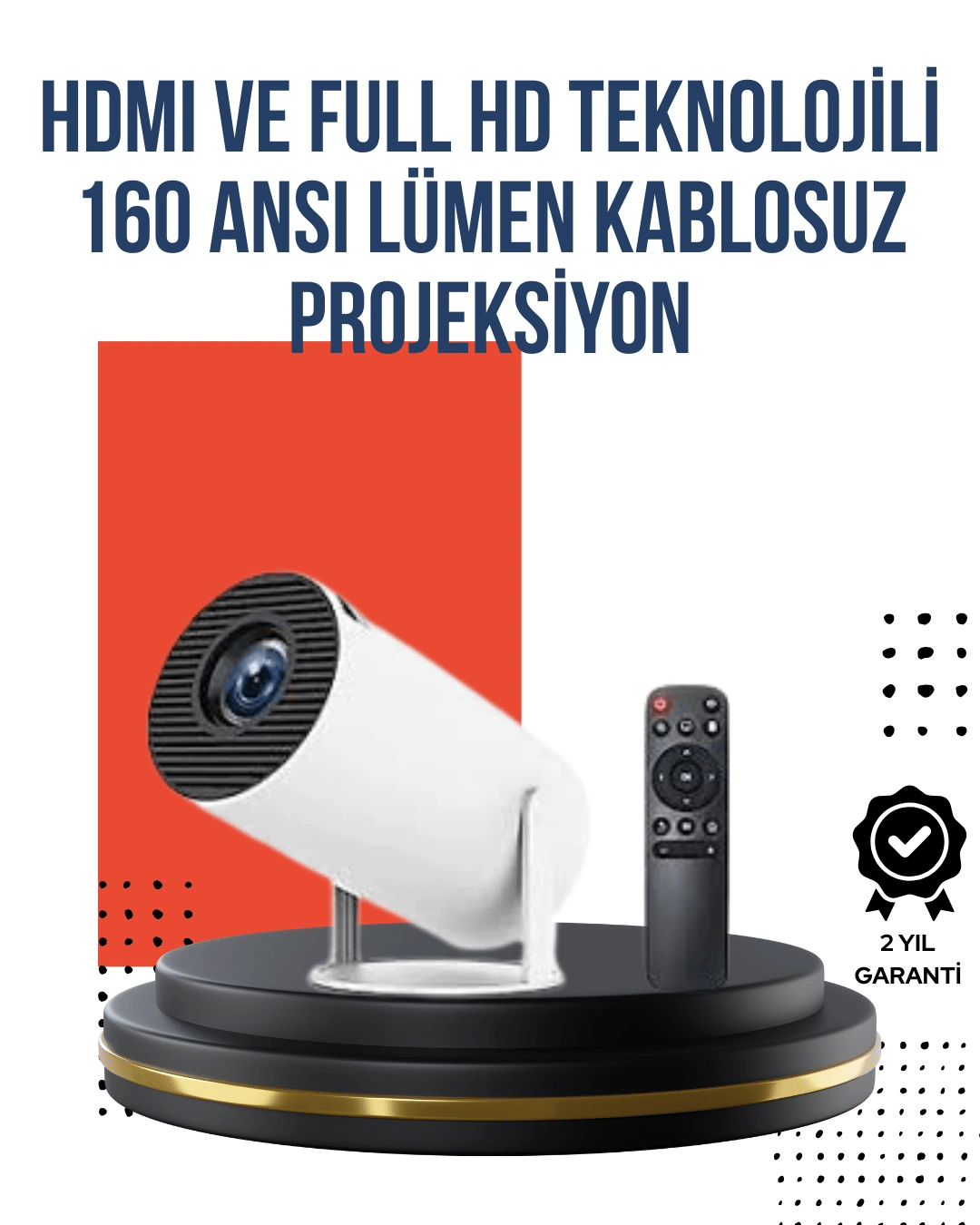 Kablosuz Bağlantılı Ultra Pro Projeksiyon