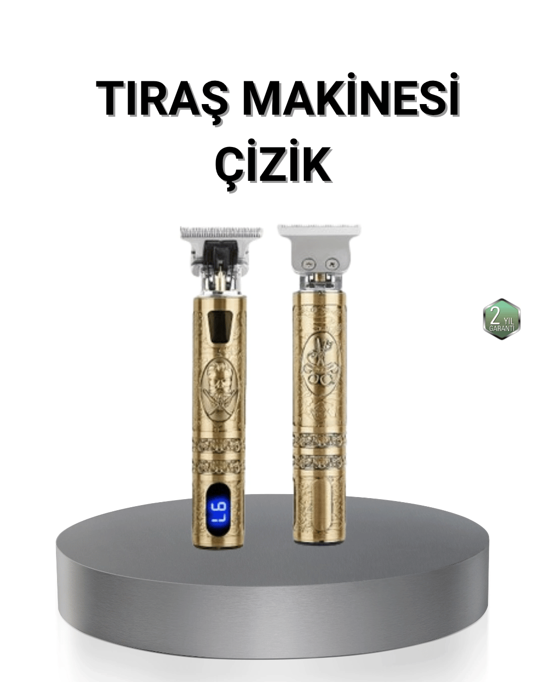 Kablosuz Şarjlı Profesyonel Tıraş Makinesi – 1800 mAh Lityum Pil