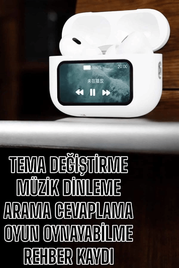 Kablosuz Yeni Nesil Bluetooth Bağlantılı Dokunmatik Ekranlı Kulak İçi Pro