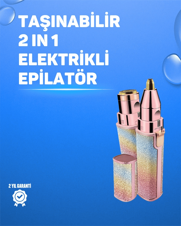 Kaş ve Yüz Epilation Aleti – Kolay Kullanımlı, Portatif Shaver USB Şarjlı