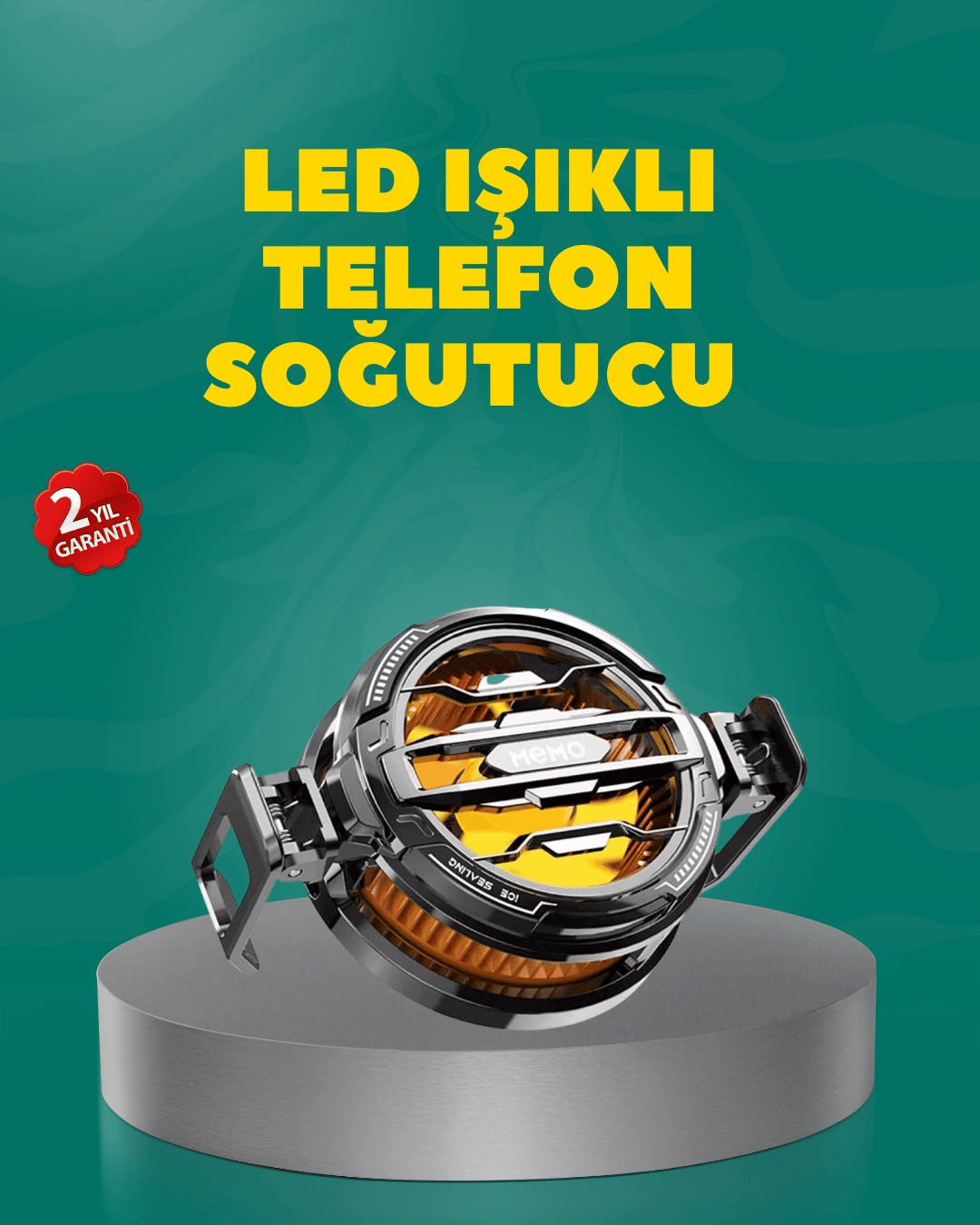 Manyetik Montajlı Kompakt Telefon Soğutucu