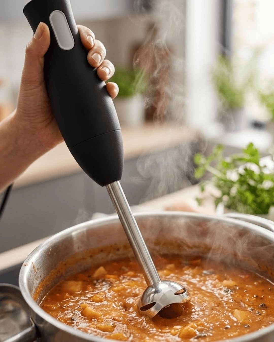Metal Ayaklı El Blenderı Ergonomik Tasarım Güvenli Kullanım