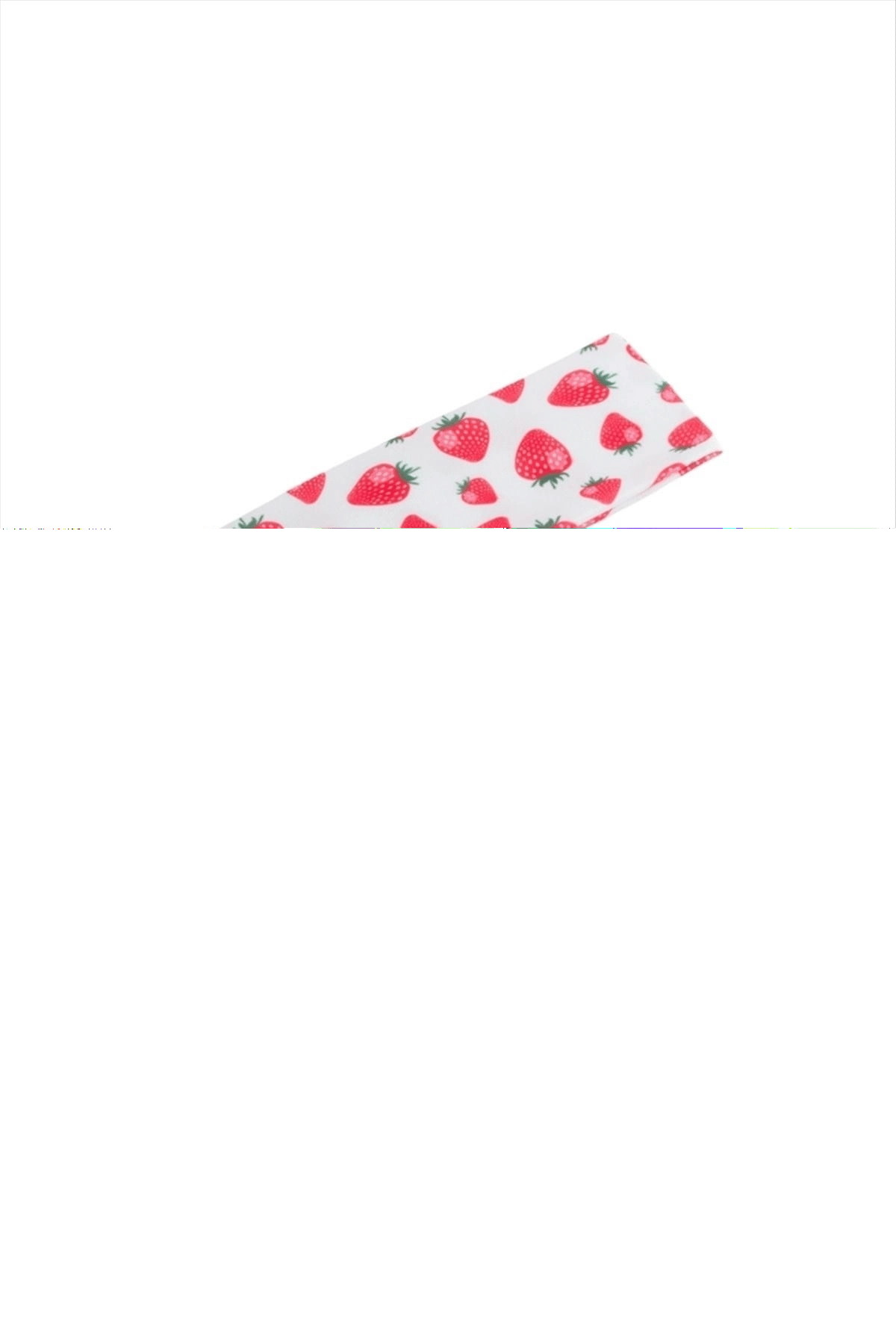 Meyve Desenli Saç Bandı 6 cm