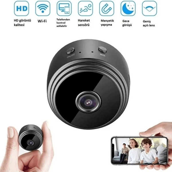 Mini HD Wi-Fi Güvenlik Kamerası