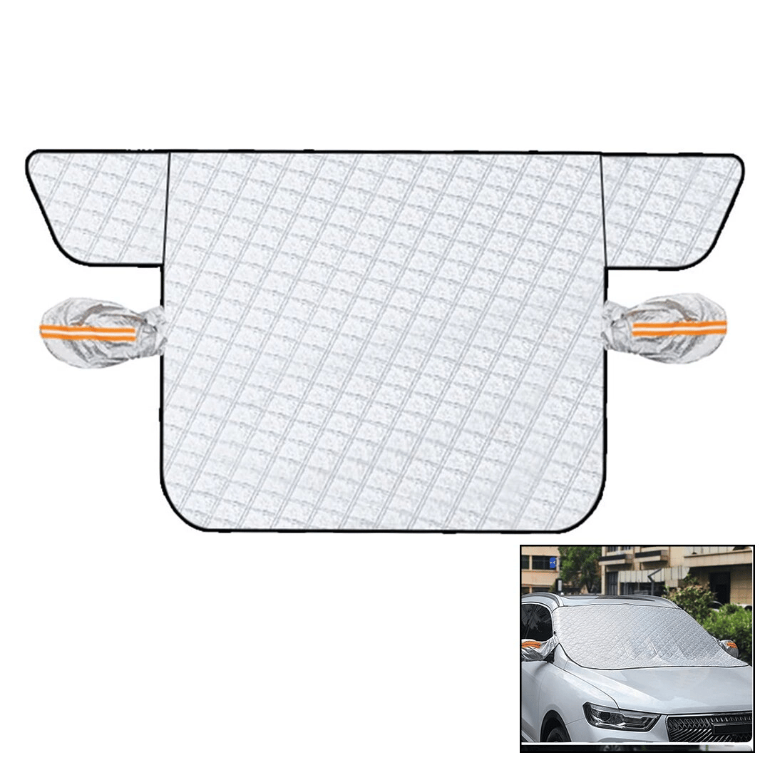 Oto - Araç Buz Önleyicibranda 150x110cm Ayna Kapaklı - Emniyet Kanatlı=kapı Sıkıştırma Bx40