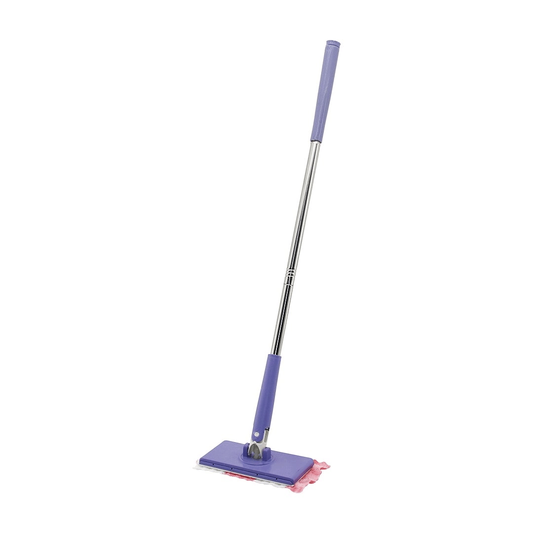 Otomatik Bez Değiştiren Mop Sap Çek=bez Bırak - Sap İt=bez Tut 360° Başlık=8x16cm - Sap: 68cm Bx40