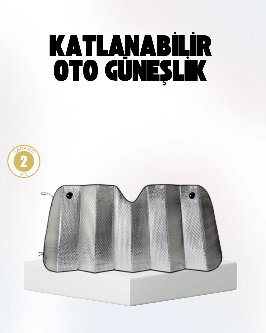 Otomobil Güneşliği – Katlanabilir Tasarım ve Süngerli Isı Yalıtımı