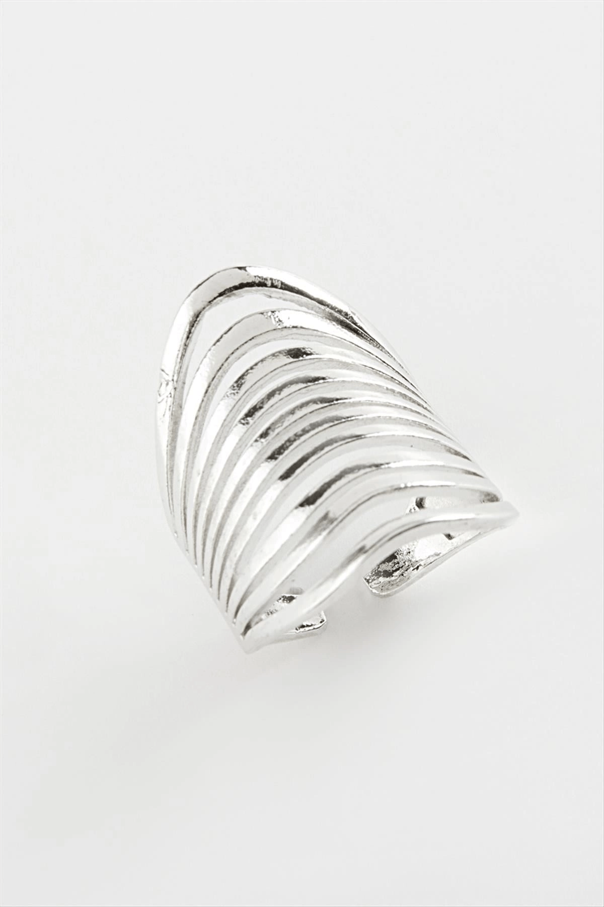 Oval Metal Yüzük