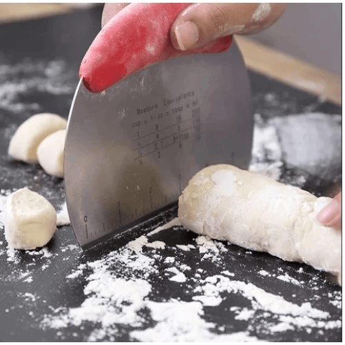 Paslanmaz Çelik Hamur Kesme ve Şekillendirme Spatulası