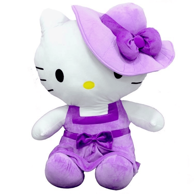 Peluş Hello Kitty Elbiseli Şapkalı 36 cm S01002089 - 1  Adet Stokta Olan Gönderilir