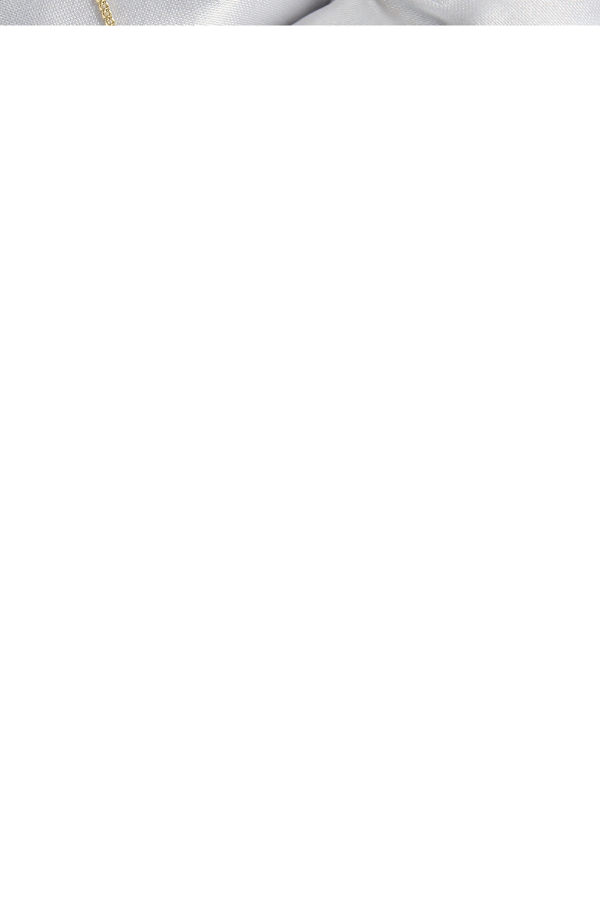 Pirinç Zirkon Taşlı Model Gold Renk Y Kolye