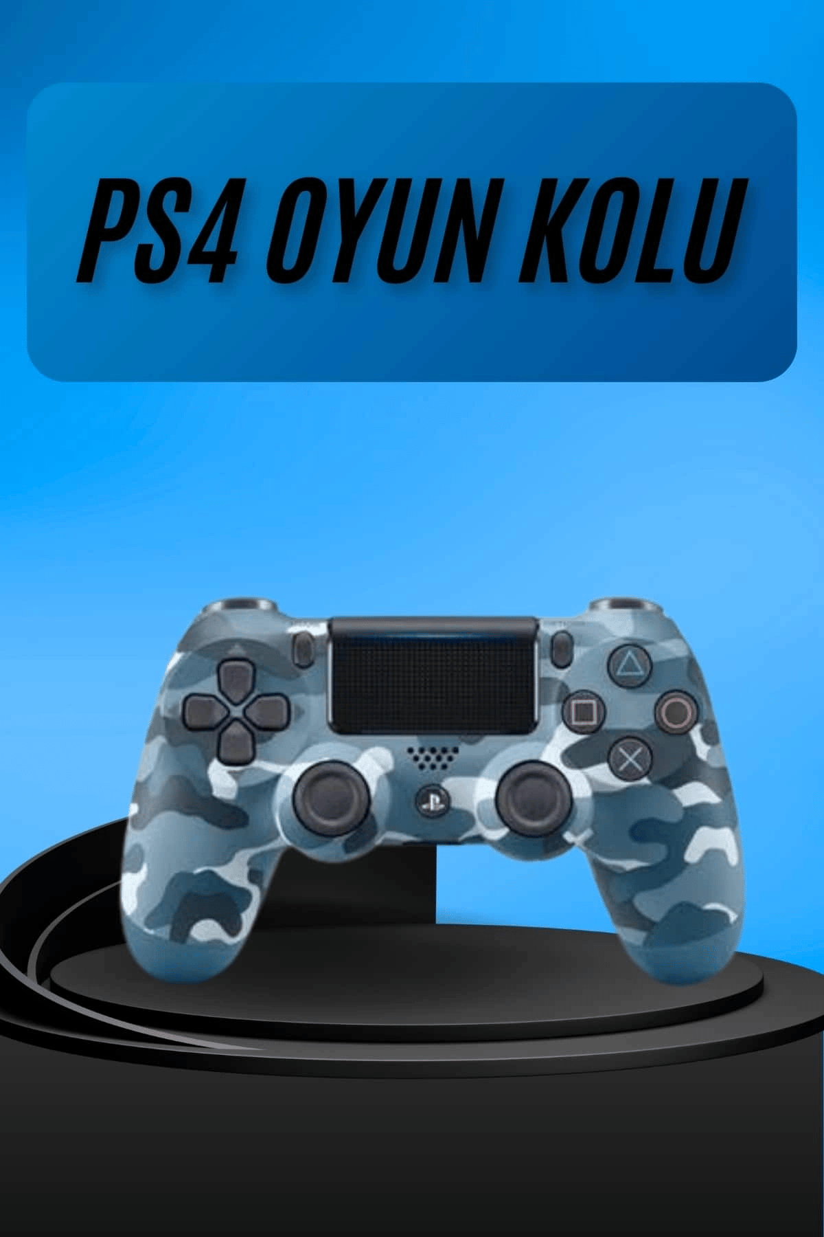 PS4 Joystick Oyun Kolu Titreşimli Uzun Pil Ömrü USB Şarj Kablolu