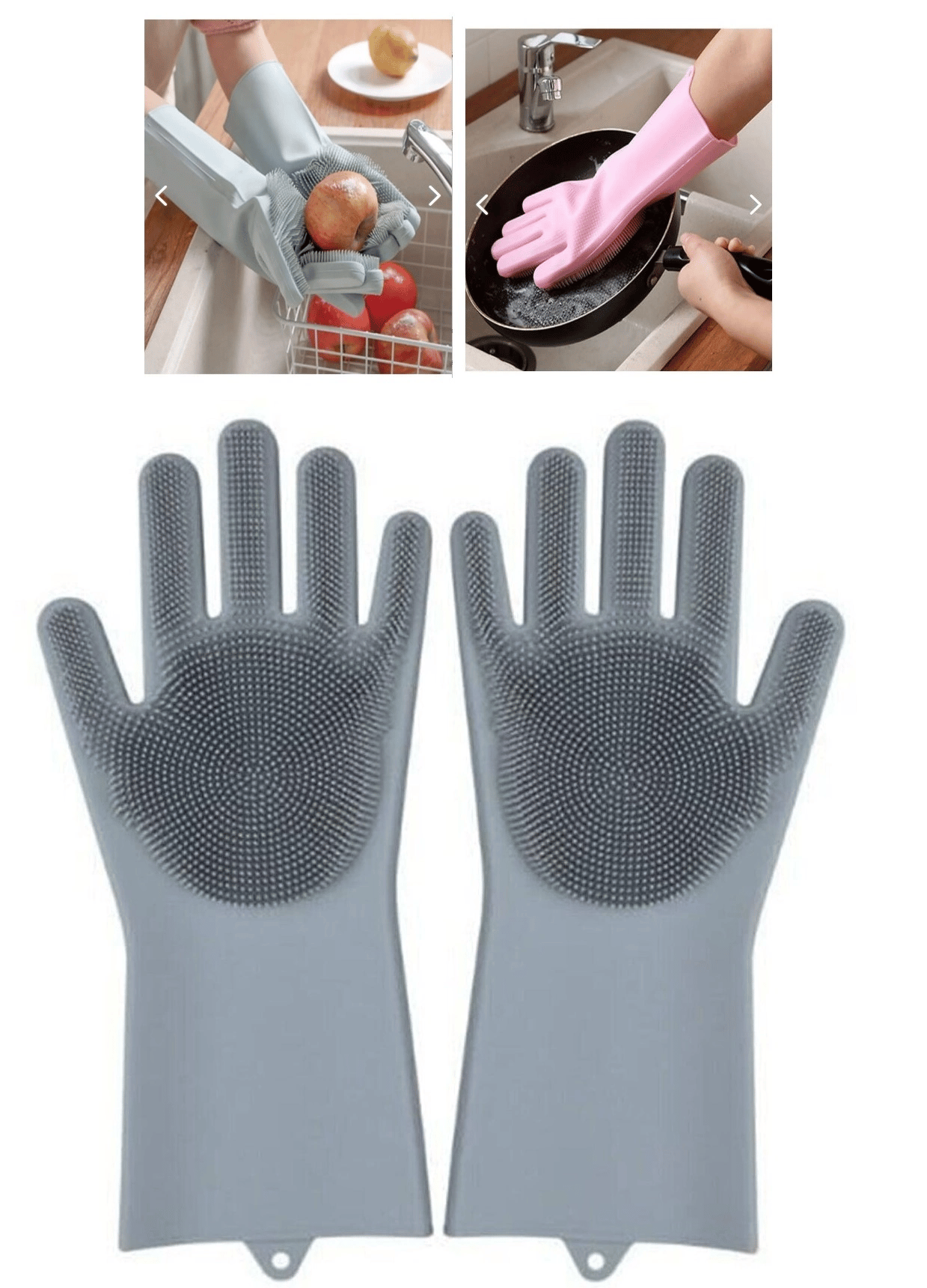 Silikon Bulaşık Yıkama Eldiveni Sihirli Eldiven Bx40