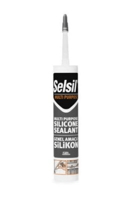 Siyah Universal Silikon - 280 gr - Dolgu Silikonu