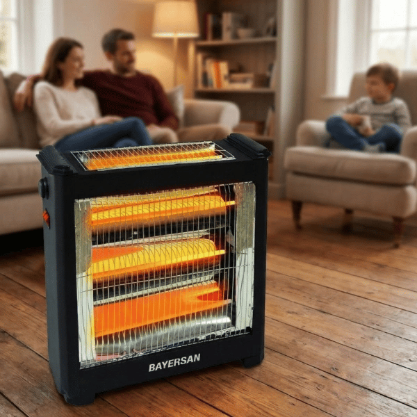 Şömine Tipi Isıtıcı Soba 2400W