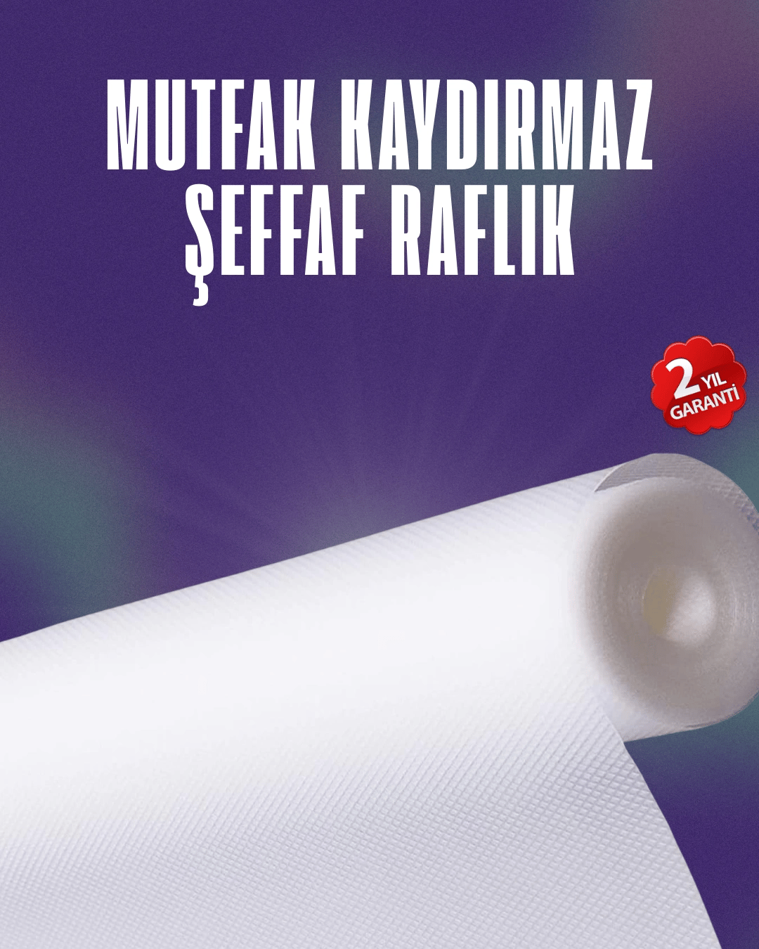 Su geçirmez kaydırmaz raflık ve çekmece astarı 3 metre