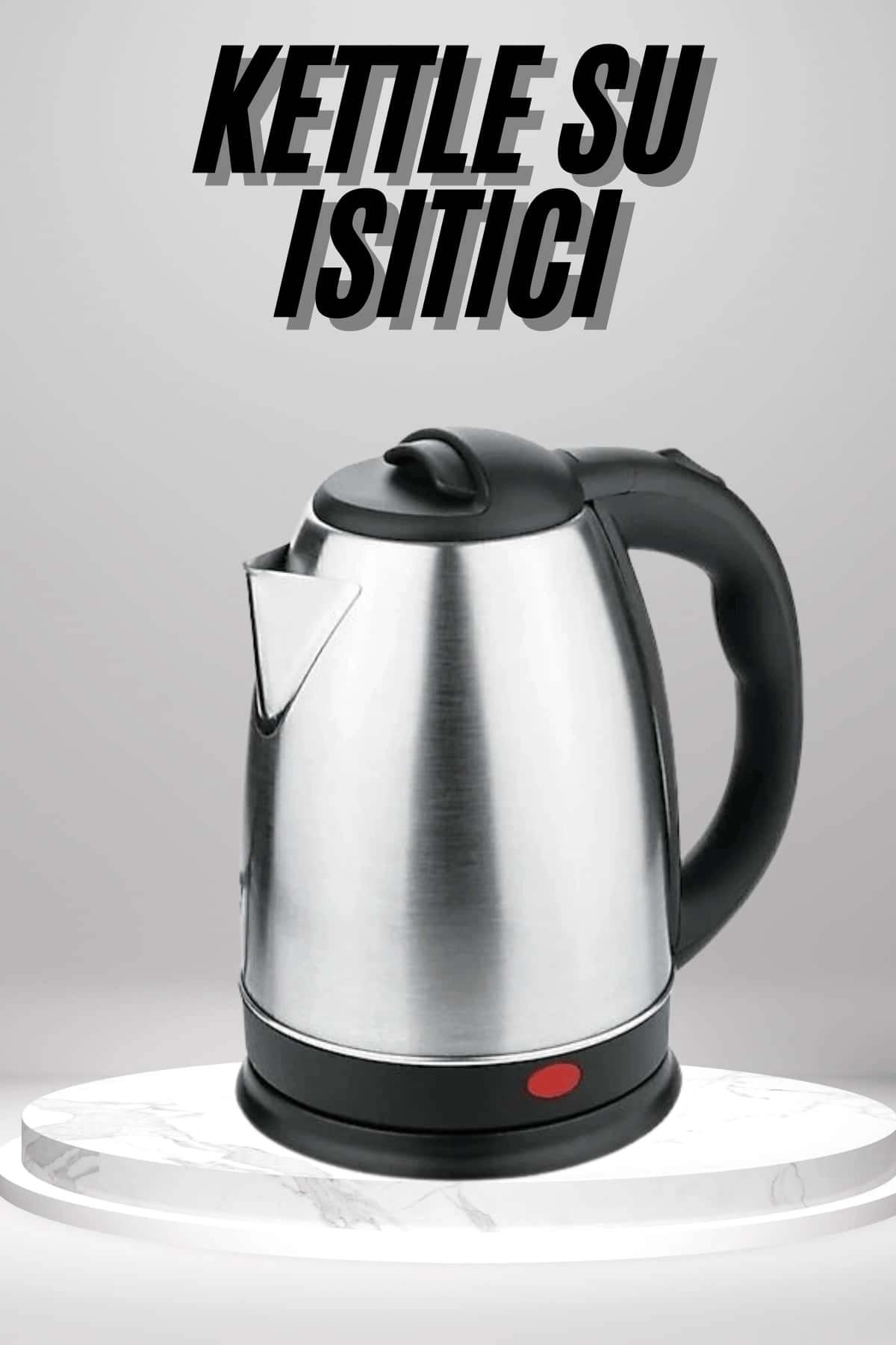 Su Isıtıcı 220 - 240 V Paslanmaz Çelik Kettle Uzun Ömürlü 2000 Watt