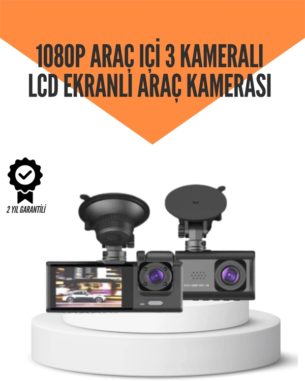 TA-01 LCD Ekranlı Gece Görüşlü Araç Kamerası
